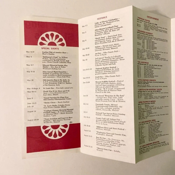 Vintage Summer 1971 Surprising St Louis Missouri Brochure Pamphlet Souvenir - Picture 6 of 13